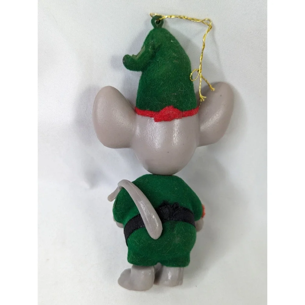 Merry Mice Mouse Christmas Ornament‎ 5 Inch Elf Hong Kong